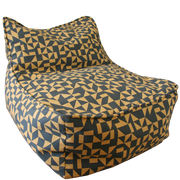Saturday House Outrigger Bean Bag Chair: Navy