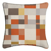 Saturday House Mosaic Pillow: Sandstone 