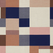Mosaic brown tan white colored pouf