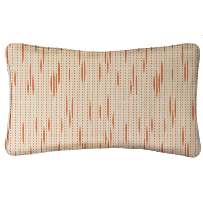 Saturday House Orange Lumbar Pillow