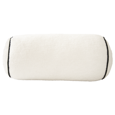 Black and White Bolster with Black Trim