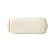 Bolster: White Terry with Yellow Trim